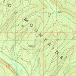 United States Geological Survey White Rock Mountain, OK (1982, 24000-Scale) digital map