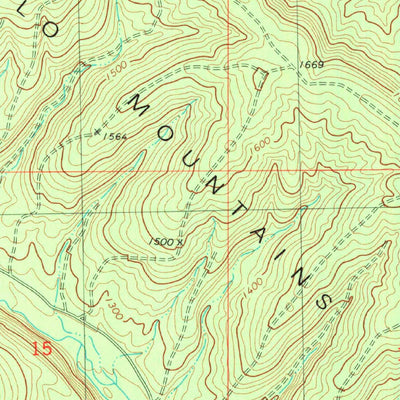 United States Geological Survey White Rock Mountain, OK (1982, 24000-Scale) digital map