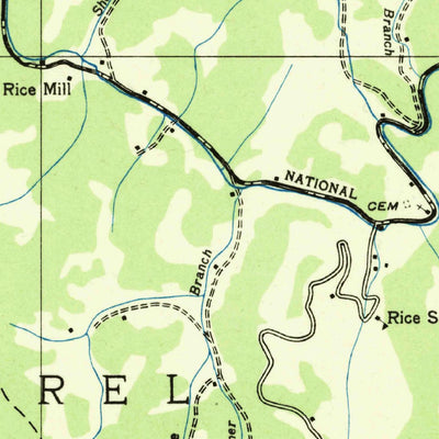 United States Geological Survey White Rock, NC (1936, 24000-Scale) digital map