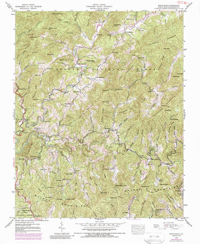 United States Geological Survey White Rock, NC (1939, 24000-Scale) digital map