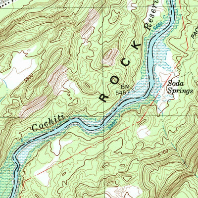 United States Geological Survey White Rock, NM (1984, 24000-Scale) digital map