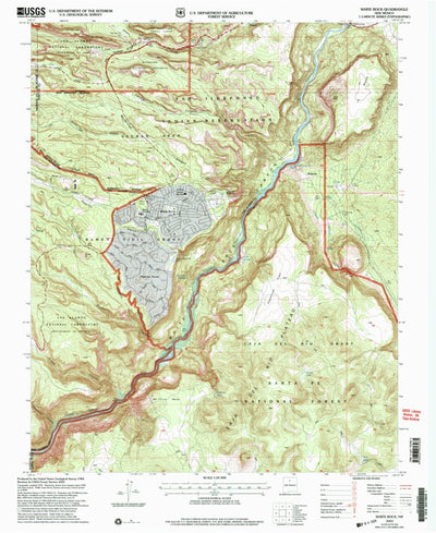 United States Geological Survey White Rock, NM (2002, 24000-Scale) digital map