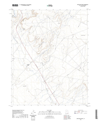 United States Geological Survey White Rock Point, UT (2023, 24000-Scale) digital map