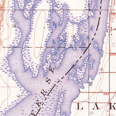 United States Geological Survey White Rock, SD-MN-ND (1915, 62500-Scale) digital map