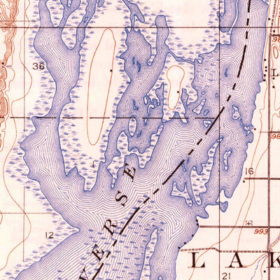 United States Geological Survey White Rock, SD-MN-ND (1918, 62500-Scale) digital map