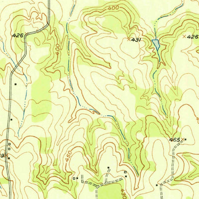 United States Geological Survey White Rock, TX-OK (1951, 24000-Scale) digital map