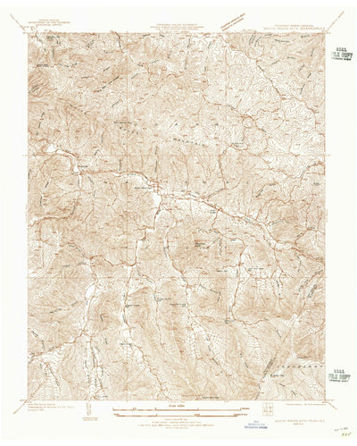 United States Geological Survey White Rocks Mountain, TN-NC (1934, 24000-Scale) digital map