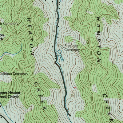 United States Geological Survey White Rocks Mountain, TN-NC (1994, 24000-Scale) digital map