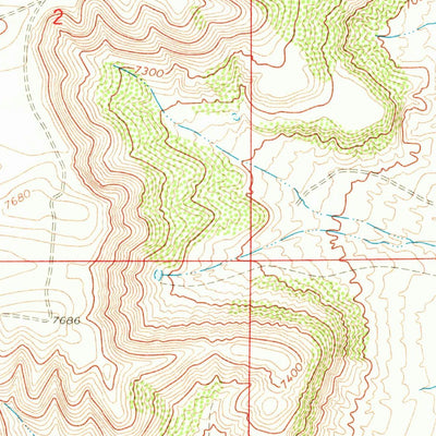 United States Geological Survey White Rocks, WY (1968, 24000-Scale) digital map