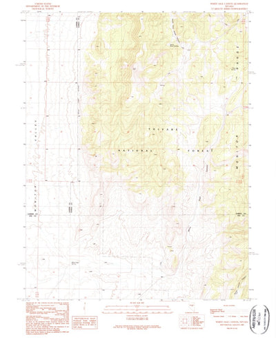 United States Geological Survey White Sage Canyon, NV (1989, 24000-Scale) digital map