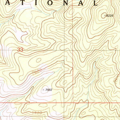 United States Geological Survey White Sage Canyon, NV (1989, 24000-Scale) digital map