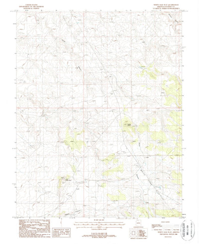 United States Geological Survey White Sage Flat, AZ (1988, 24000-Scale) digital map