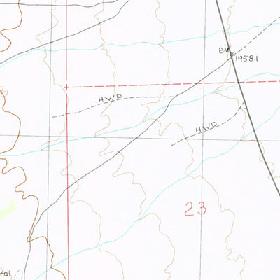 United States Geological Survey White Sage Well, NV (1982, 24000-Scale) digital map