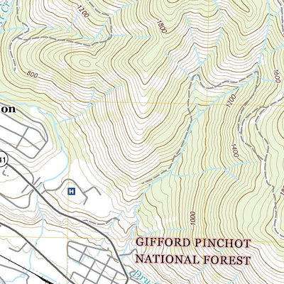 United States Geological Survey White Salmon, WA (2020, 24000-Scale) digital map