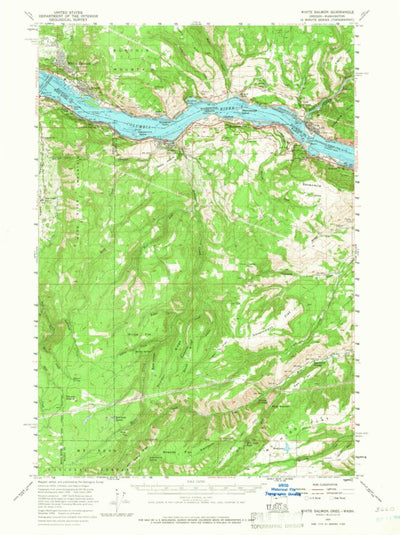 United States Geological Survey White Salmon, WA-OR (1957, 62500-Scale) digital map