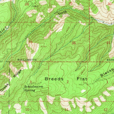 United States Geological Survey White Salmon, WA-OR (1957, 62500-Scale) digital map