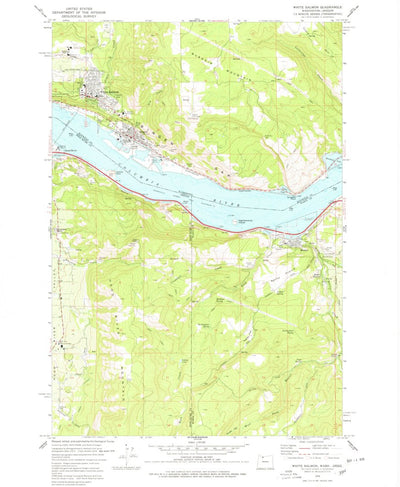 United States Geological Survey White Salmon, WA-OR (1978, 24000-Scale) digital map