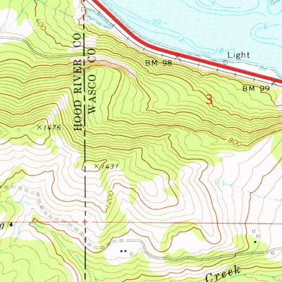 United States Geological Survey White Salmon, WA-OR (1978, 24000-Scale) digital map