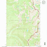 United States Geological Survey White Sand Lake, ID-MT (1994, 24000-Scale) digital map