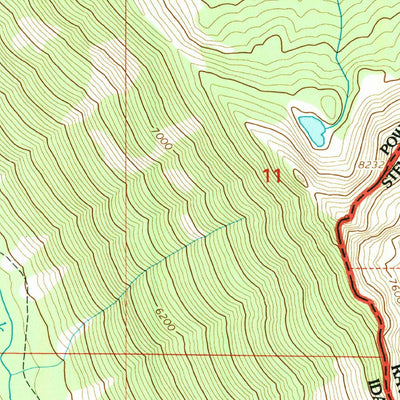 United States Geological Survey White Sand Lake, ID-MT (1994, 24000-Scale) digital map