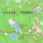 United States Geological Survey White Sand Lake, WI (1981, 24000-Scale) digital map