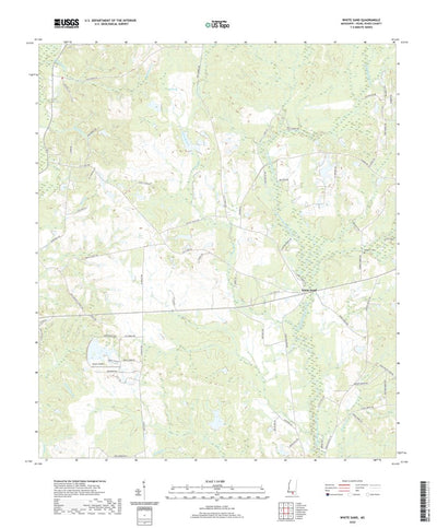 United States Geological Survey White Sand, MS (2020, 24000-Scale) digital map