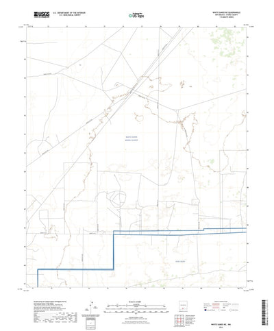 United States Geological Survey White Sands NE, NM (2023, 24000-Scale) digital map