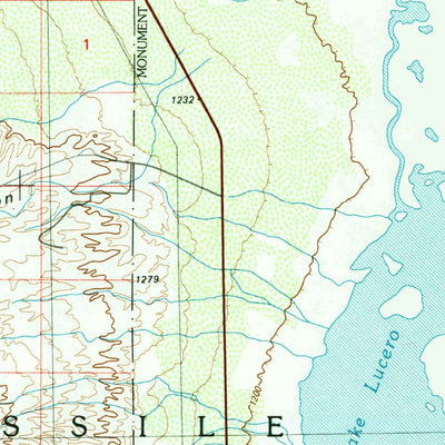 United States Geological Survey White Sands, NM (1982, 100000-Scale) digital map