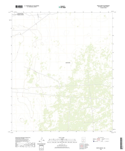 United States Geological Survey White Sands SE, NM (2020, 24000-Scale) digital map