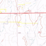 United States Geological Survey White SE, SD (1972, 24000-Scale) digital map