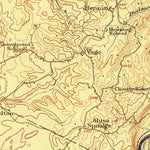 United States Geological Survey White Sulpher Springs, WV-VA (1923, 62500-Scale) digital map