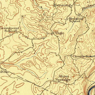 United States Geological Survey White Sulpher Springs, WV-VA (1923, 62500-Scale) digital map