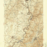 United States Geological Survey White Sulpher Springs, WV-VA (1939, 62500-Scale) digital map