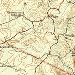United States Geological Survey White Sulpher Springs, WV-VA (1939, 62500-Scale) digital map