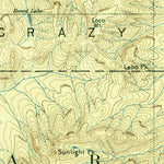 United States Geological Survey White Sulphur Springs E, MT (1894, 250000-Scale) digital map