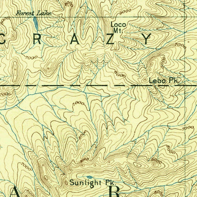 United States Geological Survey White Sulphur Springs E, MT (1894, 250000-Scale) digital map