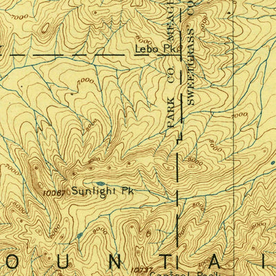United States Geological Survey White Sulphur Springs E, MT (1897, 250000-Scale) digital map