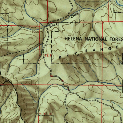 United States Geological Survey White Sulphur Springs, MT (1948, 250000-Scale) digital map