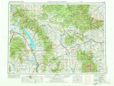 United States Geological Survey White Sulphur Springs, MT (1958, 250000-Scale) digital map