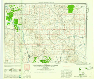 United States Geological Survey White Sulphur Springs, MT (1961, 250000-Scale) digital map