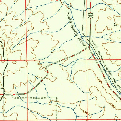 United States Geological Survey White Sulphur Springs, MT (1961, 250000-Scale) digital map