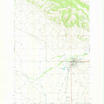 United States Geological Survey White Sulphur Springs, MT (1971, 24000-Scale) digital map
