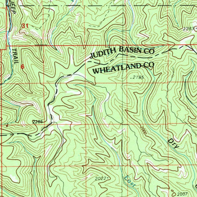 United States Geological Survey White Sulphur Springs, MT (1984, 100000-Scale) digital map