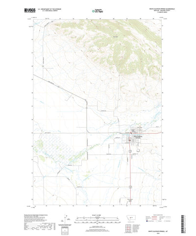 United States Geological Survey White Sulphur Springs, MT (2020, 24000-Scale) digital map