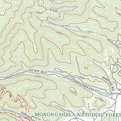 United States Geological Survey White Sulphur Springs, WV (2023, 24000-Scale) digital map
