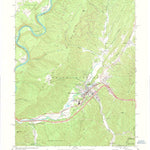 United States Geological Survey White Sulphur Springs, WV-VA (1972, 24000-Scale) digital map