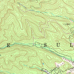 United States Geological Survey White Sulphur Springs, WV-VA (1972, 24000-Scale) digital map