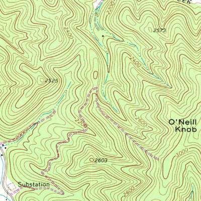 United States Geological Survey White Sulphur Springs, WV-VA (1972, 24000-Scale) digital map