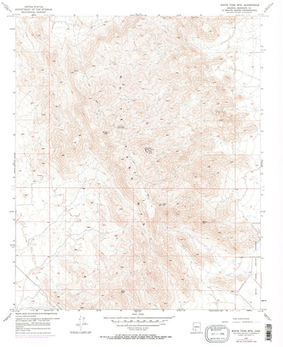 United States Geological Survey White Tank Mountains, AZ (1957, 24000-Scale) digital map