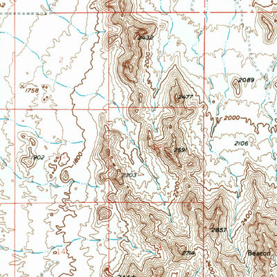 United States Geological Survey White Tank Mountains, AZ (1957, 62500-Scale) digital map